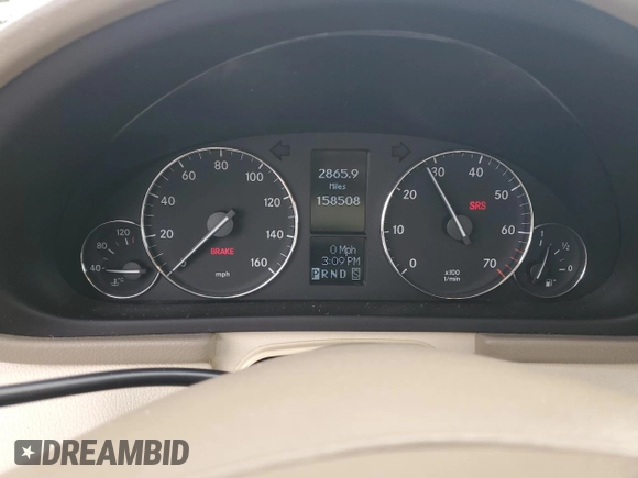 2006 Mercedes-Benz C 280 Luxury with VIN WDBRF54HX6A855597, listed as a Copart auction lot 48374205 with 158,508 mi miles and Salvage Title. Bid and sale history available at DreamBid. Image 9.