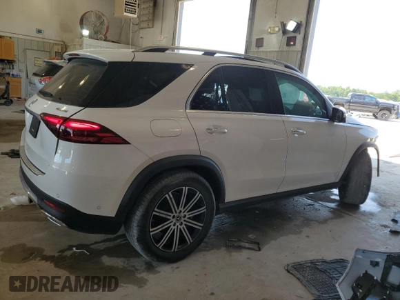 2024 Mercedes-Benz GLE 450 with VIN 4JGFB5KB1RB200365, listed as a Copart auction lot 65631214 with 1,792 mi miles and Salvage title. Bid and sale history available at DreamBid. Image 3.