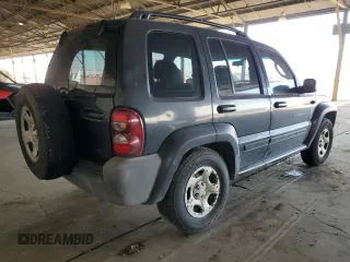 2005 Jeep Liberty Sport with VIN 1J4GK48K45W664323, listed as a Copart auction lot 53851855 with 323,695 mi miles and Salvage Title. Bid and sale history available at DreamBid. Image 3.