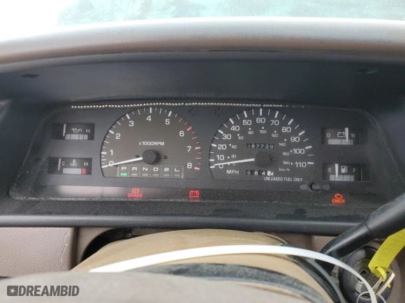 1996 Toyota T100 DX with VIN JT4TN12D2T0026690, listed as a Copart auction lot 52937955 with 287,729 mi miles and Clean Title. Bid and sale history available at carsss.com. Image 9.