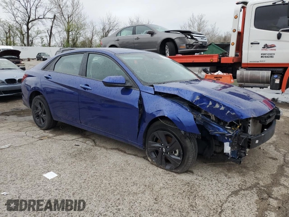 2023 Hyundai Elantra SEL with VIN 5NPLM4AG7PH104440, listed as a Copart auction lot 51312325 with 51,808 mi miles and Non Repairable. Bid and sale history available at DreamBid. Image 4.