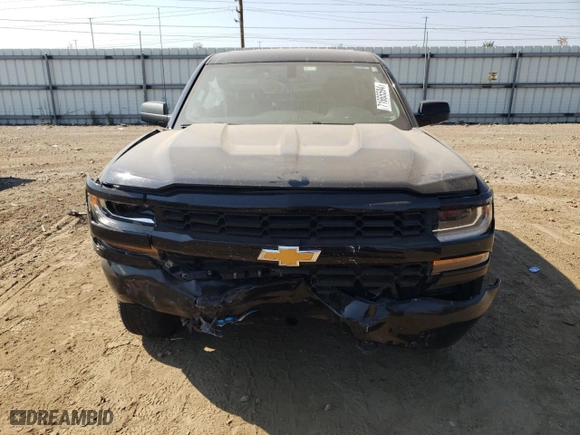 2017 Chevrolet Silverado 1500 Custom with VIN 1GCVKPEH1HZ158488, listed as a Copart auction lot 71665594 with 0 mi miles and Salvage Title. Bid and sale history available at carsss.com. Image 5.