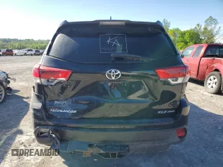 2019 Toyota Highlander SE with VIN 5TDJZRFH6KS611758, listed as a Copart auction lot 57157545 with 63,798 mi miles and Salvage title. Bid and sale history available at DreamBid. Image 6.