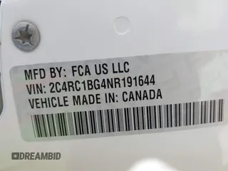 2022 Chrysler Pacifica Touring L with VIN 2C4RC1BG4NR191644, listed as a IAAI auction lot 41979011 with 84,789 mi miles and . Bid and sale history available at DreamBid. Image 9.