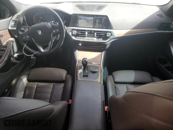 2019 BMW 3 Series 330i with VIN WBA5R1C50KAK07877, listed as a Copart auction lot 49042465 with 60,689 mi miles and Salvage Title. Bid and sale history available at carsss.com. Image 8.