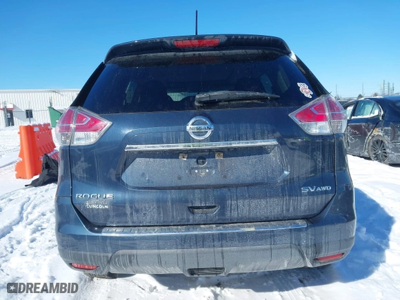 2016 Nissan Rogue S with VIN 5N1AT2MV9GC826296, listed as a IAAI auction lot 41573007 with 111,284 mi miles. Bid and sale history available at carsss.com. Image 16.
