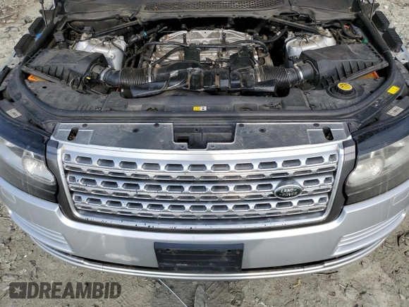 2014 Land Rover Range Rover HSE with VIN SALGS2WF1EA164710, listed as a Copart auction lot 59882265 with 138,163 mi miles and Salvage title. Bid and sale history available at DreamBid. Image 12.