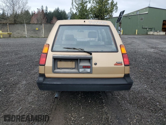 1985 Toyota Tercel z VIN JT2AL35W3F0174785, wystawiony jako Copart lot #50786875 z przebiegiem 499 739 mil mil oraz Szkoda całkowita • Salvage title. Historia ofert i sprzedaży dostępna na DreamBid. Obrazek 6.