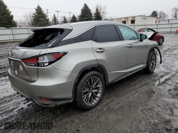 2020 Lexus RX with VIN 2T2YZMDA3LC217082, listed as a Copart auction lot 40632713 with 47,450 mi miles. Bid and sale history available at carsss.com. Image 3.