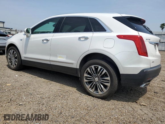 2017 Cadillac XT5 Premium Luxury AWD with VIN 1GYKNERS0HZ283738, listed as a Copart auction lot 51661985 with Not provided miles and Salvage title. Bid and sale history available at DreamBid. Image 2.