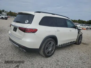 2021 Mercedes-Benz GLS 450 with VIN 4JGFF5KE1MA495268, listed as a Copart auction lot 71190004 with 47,112 mi miles and Salvage Title. Bid and sale history available at DreamBid. Image 3.