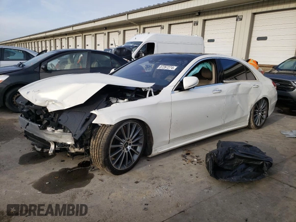 2016 Mercedes-Benz S 550 with VIN WDDUG8CB8GA264697, listed as a Copart auction lot 87267274 with Not Provided miles and Salvage Title. Bid and sale history available at carsss.com. Image 1.