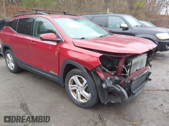 2018 GMC Terrain SLE with VIN 3GKALTEX8JL391880, listed as a IAAI auction lot 41974373 with 202,748 mi miles. Bid and sale history available at carsss.com. Image 1.
