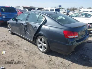 2008 Lexus GS 350 with VIN JTHBE96S280029162, listed as a IAAI auction lot 41745296 with 195,607 mi miles. Bid and sale history available at carsss.com. Image 3.