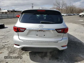 2018 Infiniti QX60 with VIN 5N1DL0MMXJC520725, listed as a Copart auction lot 52320875 with 76,056 mi miles and Salvage Title. Bid and sale history available at DreamBid. Image 6.