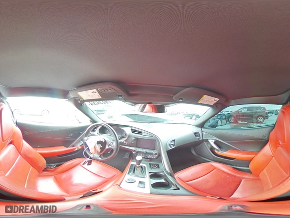 2014 Chevrolet Corvette Stingray Z51 2LT with VIN 1G1YK2D76E5102535, listed as a Copart auction lot 78038264 with 69,252 mi miles and Salvage Title. Bid and sale history available at carsss.com. Image 14.