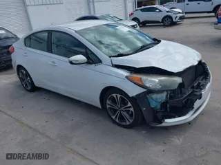 2016 Kia Forte EX with VIN KNAFX4A82G5505467, listed as a IAAI auction lot 41951825 with 128,140 mi miles. Bid and sale history available at carsss.com. Image 1.