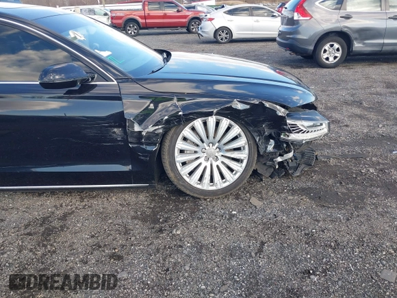 2015 Audi A8 L 4.0T with VIN WAU32AFD4FN014063, listed as a IAAI auction lot 41501970 with 158,570 mi miles. Bid and sale history available at carsss.com. Image 6.