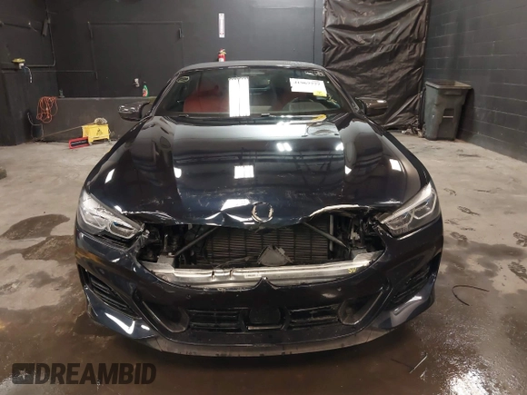 2023 BMW 8 Series with VIN WBAFY4C01PCM52812, listed as a IAAI auction lot 41967777 with 12,490 mi miles and . Bid and sale history available at DreamBid. Image 12.