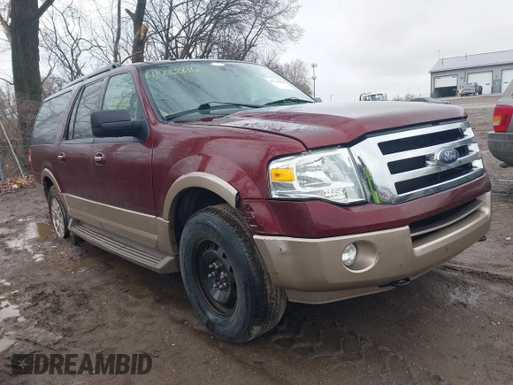 2012 Ford Expedition EL King Ranch with VIN 1FMJK1J59CEF29500, listed as a IAAI auction lot 41732816 with 163,697 mi miles. Bid and sale history available at carsss.com. Image 1.