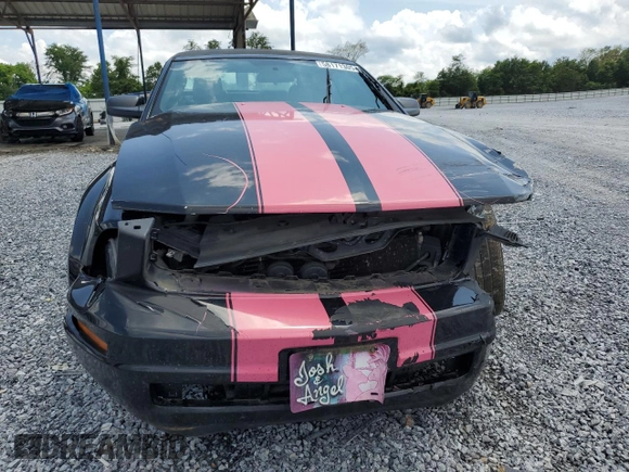 2007 Ford Mustang Deluxe with VIN 1ZVFT84N875303169, listed as a Copart auction lot 58171305 with 205,112 mi miles and Salvage title. Bid and sale history available at DreamBid. Image 5.
