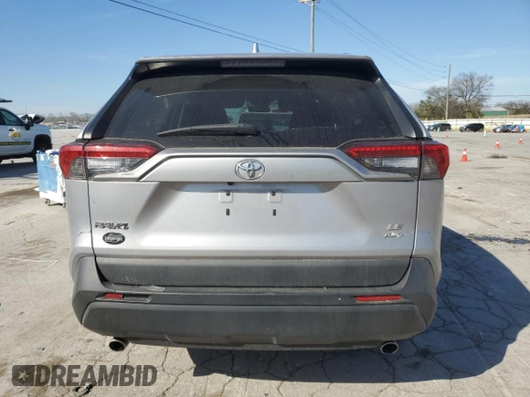 2021 Toyota RAV4 LE with VIN 2T3G1RFV1MC234301, listed as a Copart auction lot 50177345 with 86,696 mi miles and Salvage Title. Bid and sale history available at carsss.com. Image 6.