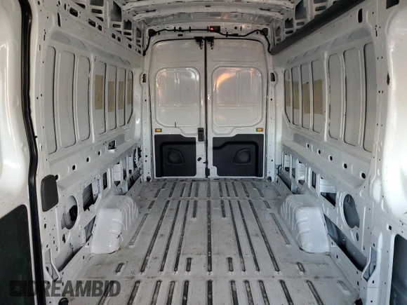 2022 Ford Transit Cargo with VIN 1FTBR3U86NKA65026, listed as a Copart auction lot 48978285 with 57,922 mi miles and Salvage title. Bid and sale history available at DreamBid. Image 10.