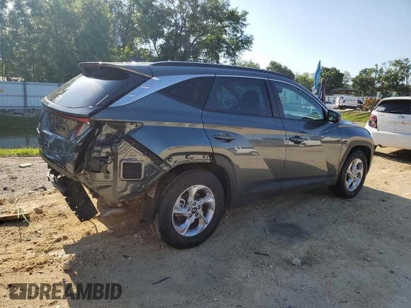 2022 Hyundai Tucson SEL with VIN 5NMJB3AE1NH121735, listed as a Copart auction lot 52225955 with 43,952 mi miles and Salvage Title. Bid and sale history available at carsss.com. Image 3.