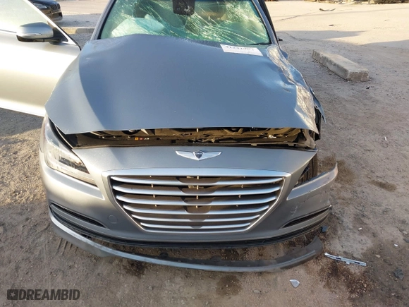 2016 Hyundai Genesis 3.8L with VIN KMHGN4JE2GU138204, listed as a IAAI auction lot 41241987 with 1 mi miles. Bid and sale history available at carsss.com. Image 6.