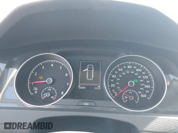 2018 Volkswagen Golf S z VIN 3VWH17AU4JM750975, wystawiony jako IAAI lot #41590132 z przebiegiem 51 479 mil mil oraz . Historia ofert i sprzedaży dostępna na DreamBid. Obrazek 15.