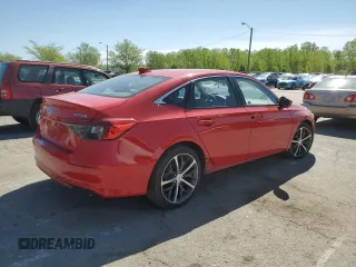 2022 Honda Civic Sedan Touring with VIN 2HGFE1F96NH329314, listed as a Copart auction lot 54171705 with 23,144 mi miles and Clean Title. Bid and sale history available at carsss.com. Image 3.