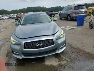 2015 Infiniti Q50 with VIN JN1BV7AP6FM347741, listed as a Copart auction lot 54668405 with 84,788 mi miles and Salvage title. Bid and sale history available at DreamBid. Image 13.