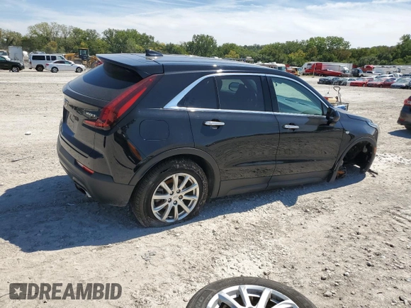 2019 Cadillac XT4 AWD Luxury with VIN 1GYFZBR45KF102731, listed as a Copart auction lot 69534914 with 76,078 mi miles and Salvage Title. Bid and sale history available at carsss.com. Image 3.
