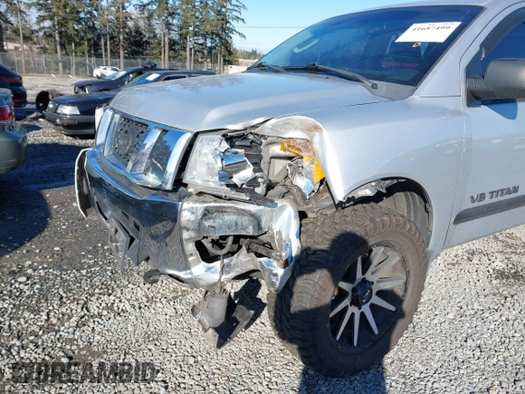 2011 Nissan Titan SL with VIN 1N6AA0EC5BN303931, listed as a IAAI auction lot 41687499 with 243,993 mi miles. Bid and sale history available at carsss.com. Image 6.