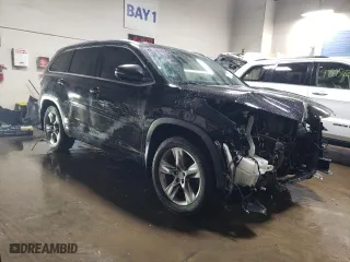 2015 Toyota Highlander Limited with VIN 5TDDKRFH3FS224771, listed as a Copart auction lot 47753875 with 108,068 mi miles and Salvage Title. Bid and sale history available at carsss.com. Image 4.