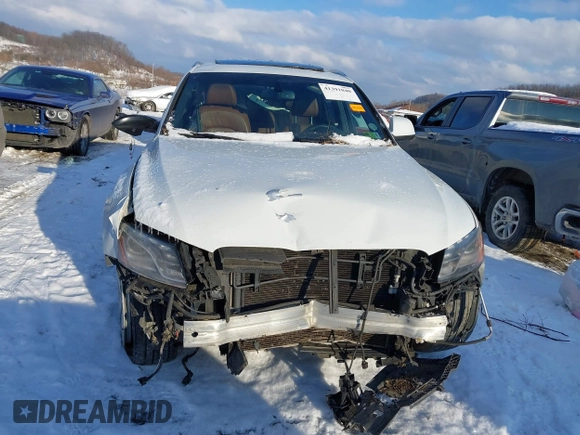 2012 Audi Q5 3.2L Premium Plus with VIN WA1DKAFP9CA071857, listed as a IAAI auction lot 41391040 with 1 mi miles. Bid and sale history available at carsss.com. Image 13.