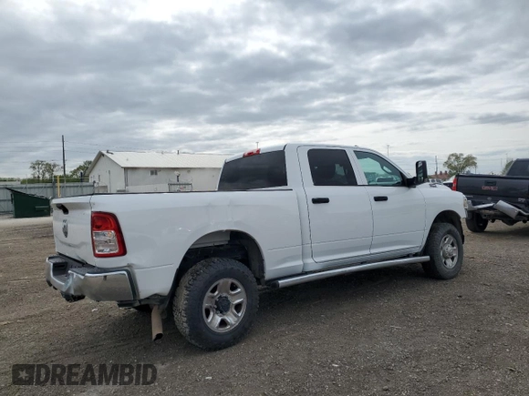 2021 Ram 2500 Tradesman with VIN 3C6UR5CJ2MG558658, listed as a Copart auction lot 55326055 with 44,786 mi miles and Salvage Title. Bid and sale history available at carsss.com. Image 3.