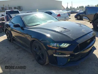 2021 Ford Mustang GT with VIN 1FA6P8CF5M5133016, listed as a IAAI auction lot 41637005 with 90,509 mi miles. Bid and sale history available at carsss.com. Image 1.