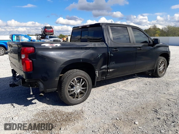 2021 Chevrolet Silverado 1500 RST with VIN 3GCUYEED0MG305146, listed as a Copart auction lot 75649424 with 101,471 mi miles and Salvage Title. Bid and sale history available at carsss.com. Image 3.
