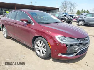 2015 Chrysler 200 Limited with VIN 1C3CCCABXFN747787, listed as a IAAI auction lot 42059276 with 145,176 mi miles. Bid and sale history available at carsss.com. Image 1.