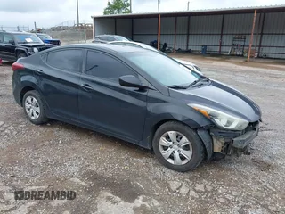 2016 Hyundai Elantra SE with VIN 5NPDH4AE6GH712831, listed as a IAAI auction lot 40330106 with 186,539 mi miles and . Bid and sale history available at DreamBid. Image 1.