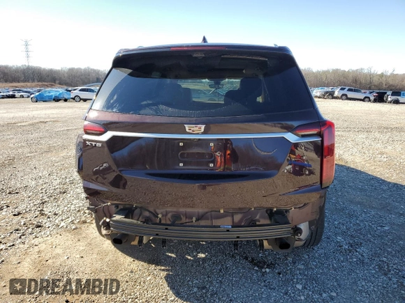 2020 Cadillac XT6 FWD Premium Luxury with VIN 1GYKPERS2LZ235113, listed as a Copart auction lot 87090074 with 43,358 mi miles and Salvage Title. Bid and sale history available at carsss.com. Image 6.
