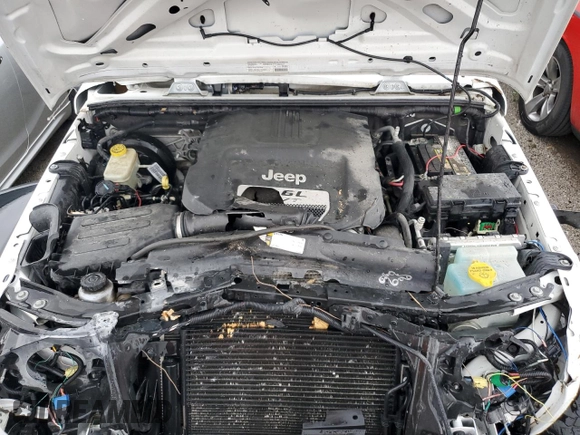 2013 Jeep Wrangler Unlimited Sport RHD with VIN 1C4BJWKG9DL689639, listed as a Copart auction lot 54594975 with 256,837 mi miles and Salvage title. Bid and sale history available at DreamBid. Image 11.