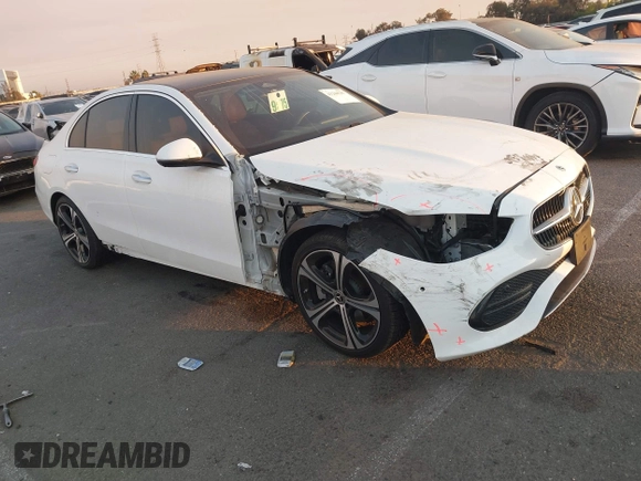 2022 Mercedes-Benz C 300 with VIN W1KAF4GBXNR039236, listed as a IAAI auction lot 41260787 with 20,658 mi miles and . Bid and sale history available at DreamBid. Image 1.