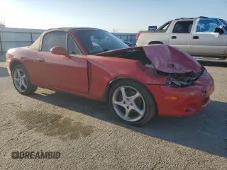 2001 Mazda MX-5 Miata with VIN JM1NB353X10203032, listed as a Copart auction lot 52594545 with 46,489 mi miles and Clean Title. Bid and sale history available at DreamBid. Image 4.