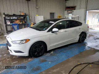 2018 Ford Fusion SE с VIN 3FA6P0LUXJR162648, выставлен на аукционе Copart как лот 58045265 с пробегом 213 642 миль миль и Списание • Salvage title. История ставок и продаж доступна на DreamBid. Изображение 1.