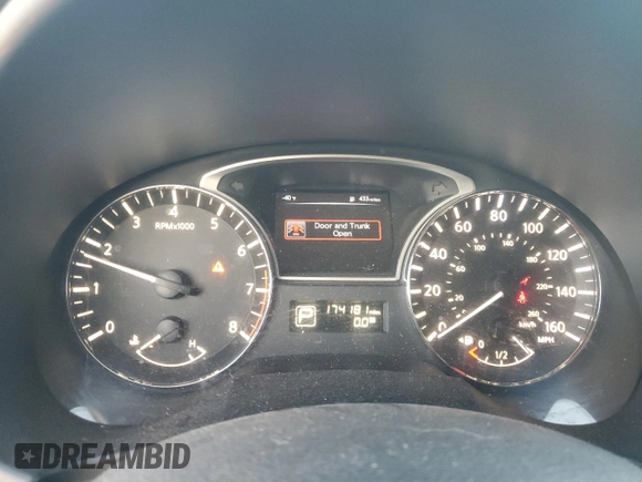 2015 Nissan Altima S with VIN 1N4AL3AP0FC429418, listed as a Copart auction lot 44966175 with 174,181 mi miles and Salvage Title. Bid and sale history available at DreamBid. Image 9.