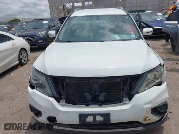 2017 Nissan Pathfinder SV with VIN 5N1DR2MN7HC684513, listed as a IAAI auction lot 42482806 with 92,987 mi miles and . Bid and sale history available at DreamBid. Image 12.