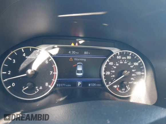 2020 Nissan Altima S with VIN 1N4BL4BV0LC252680, listed as a IAAI auction lot 40645027 with 93,171 mi miles and . Bid and sale history available at DreamBid. Image 7.