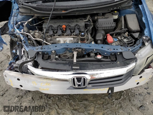 2013 Honda Civic LX with VIN 2HGFB2F55DH518806, listed as a Copart auction lot 51076125 with 109,702 mi miles and Salvage Title. Bid and sale history available at DreamBid. Image 11.
